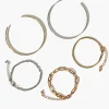 Chain & Bangle Bracelet Set