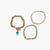 Chain & Beaded Bracelet Set
