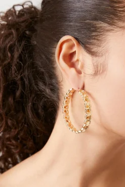 Chain Hoop Earrings