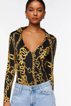 Chain Print Bodysuit