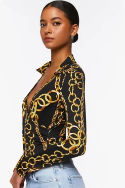 Chain Print Bodysuit