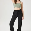 Chambray Drawstring Joggers