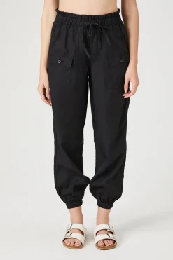 Chambray Drawstring Joggers