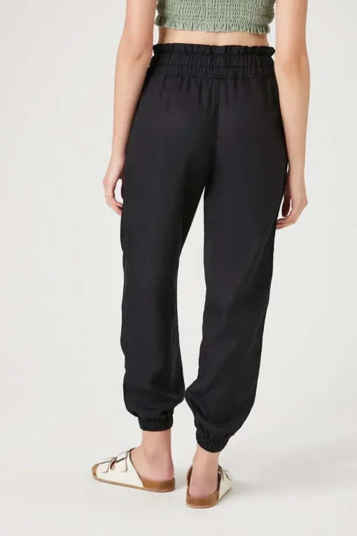 Chambray Drawstring Joggers