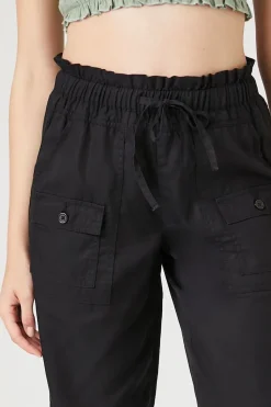 Chambray Drawstring Joggers