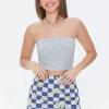 Checkered Butterfly Mini Skirt