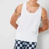 Checkered Drawstring Swim Trunks