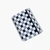 Checkered Spiral Notebook