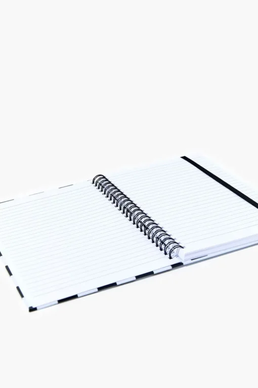 Checkered Spiral Notebook