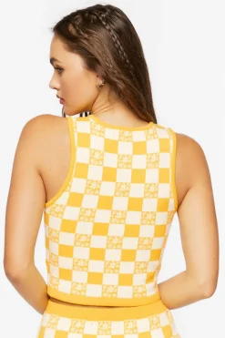 Checkered Sweater Vest