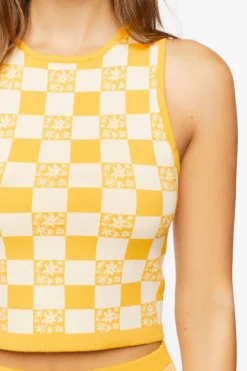 Checkered Sweater Vest