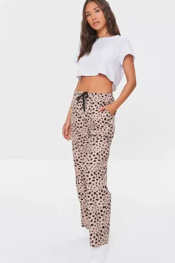 Cheetah Flannel Pajama Pants