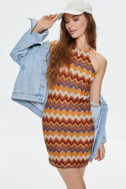 Chevron Mini Cami Dress