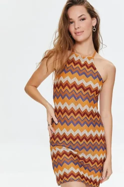 Chevron Mini Cami Dress