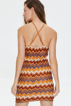 Chevron Mini Cami Dress