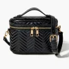 Chevron-Quilted Crossbody Bag