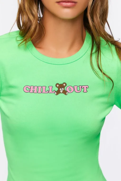Chill Out Graphic Baby Tee
