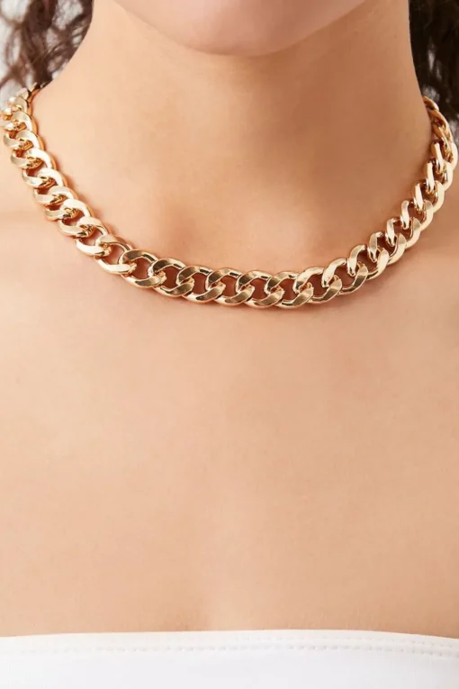 Chunky Curb Chain Necklace