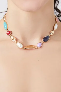 Chunky Faux Stone Necklace