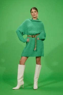 Chunky Knit Sweater Dress