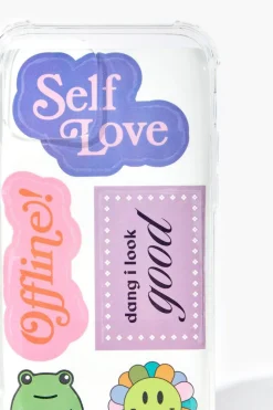 Clear Case & Stickers For Iphone 12