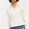 Collared Drop-Sleeve Pullover