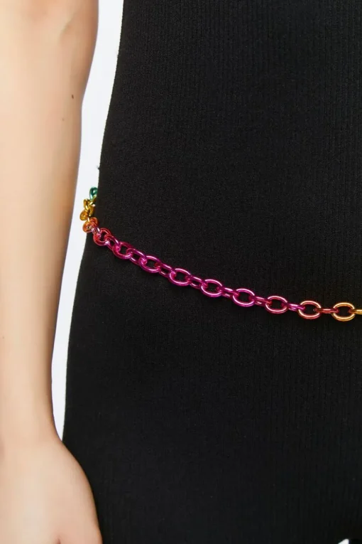 Color Cable Chain Hip Belt