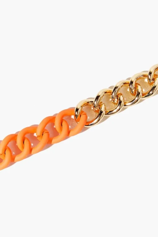 Colorblock Chunky Chain Bracelet