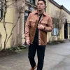 Colorblock Corduroy Shirt