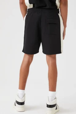 Colorblock Drawstring Shorts