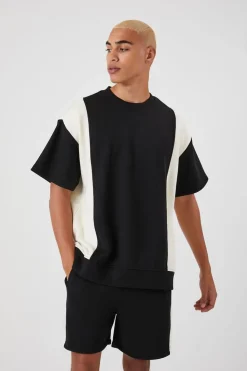 Colorblock Drawstring Shorts