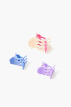 Colorblock Hair Claw Clip Set