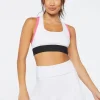 Colorblock Racerback Sports Bra