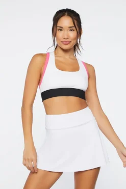 Colorblock Racerback Sports Bra