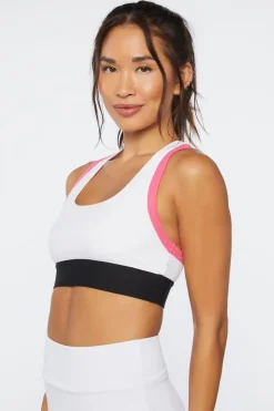 Colorblock Racerback Sports Bra