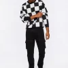 Corduroy Button-Hem Slim-Fit Pants