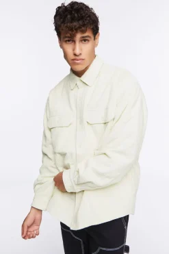 Corduroy Button-Up Jacket