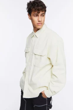 Corduroy Button-Up Jacket