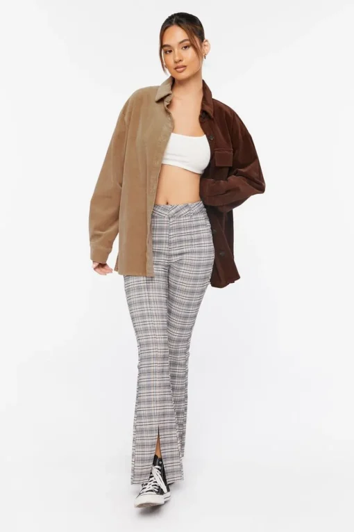 Corduroy Colorblock Shacket