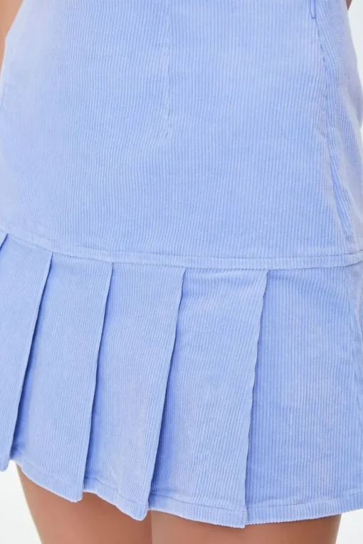 Corduroy Drop Waist Mini Skirt