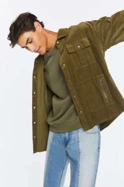 Corduroy Long-Sleeve Shirt