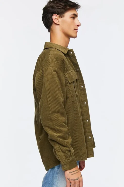 Corduroy Long-Sleeve Shirt