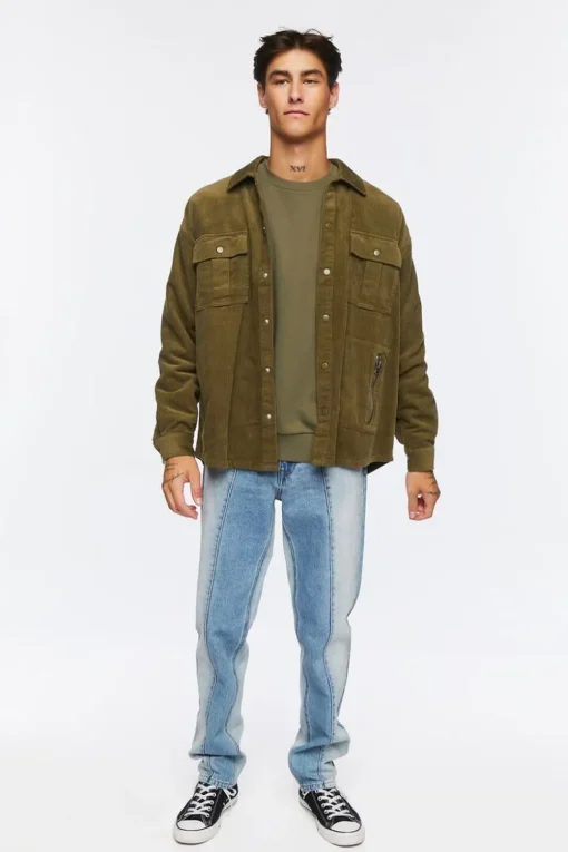 Corduroy Long-Sleeve Shirt