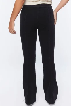 Corduroy Mid-Rise Flare Pants