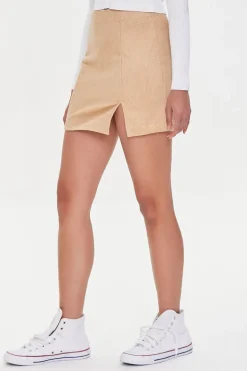 Corduroy Mini Skirt