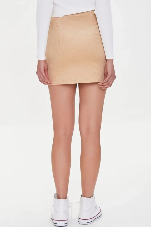Corduroy Mini Skirt