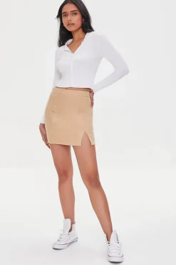 Corduroy Mini Skirt