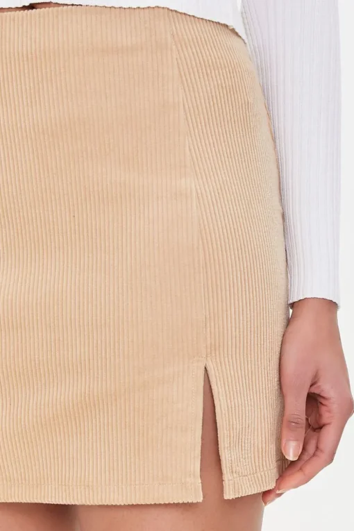 Corduroy Mini Skirt