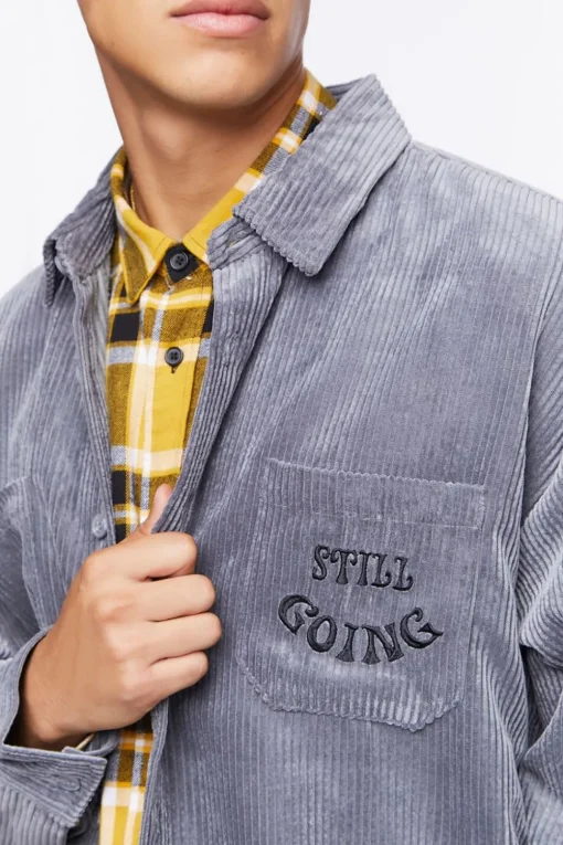 Corduroy Still Going Graphic Shirt