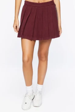 Corduroy Wallet Chain Mini Skirt